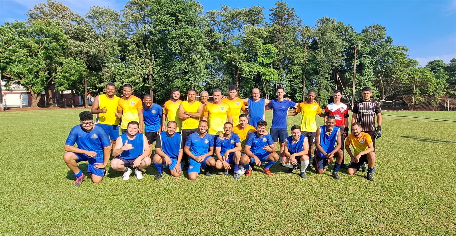 Time do CremeFC em campo — dezembro de 2023